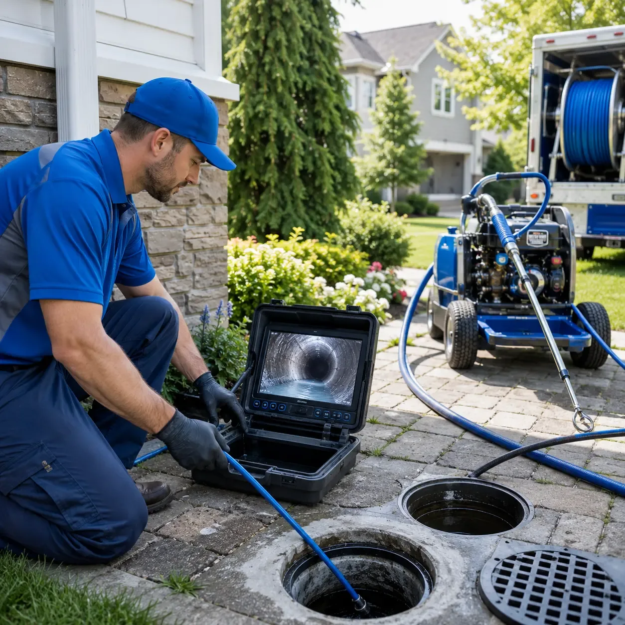 Outdoor drain cleaning professionals serving Warren Center, PA